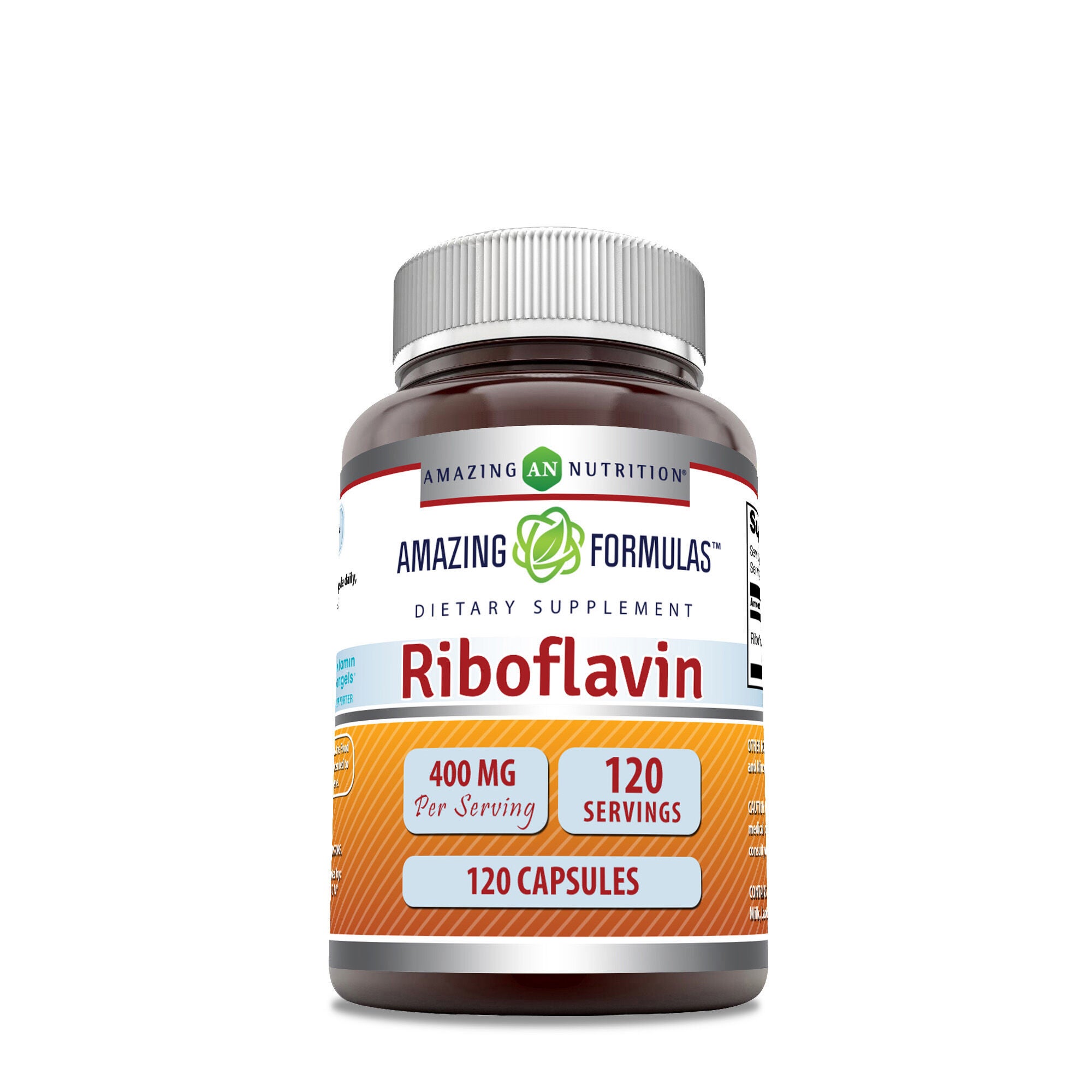 Riboflavin 400mg 120 Capsules (120 Servings) GNC